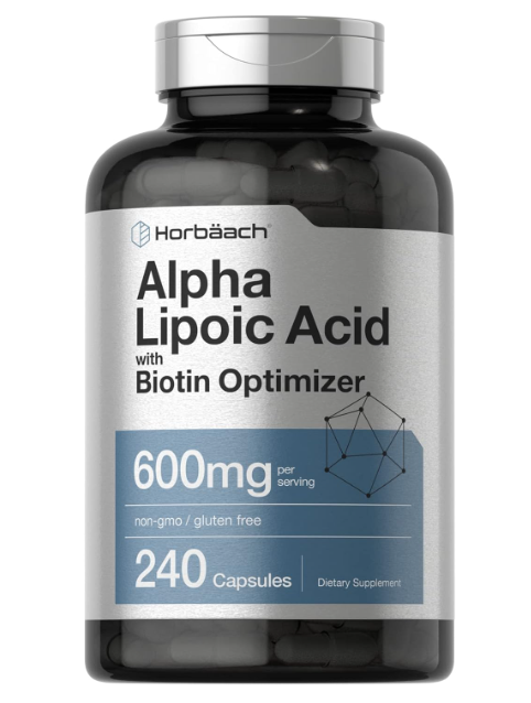Ácido Alfa Lipóico, 600mg, 240 cápsulas, Horbaach