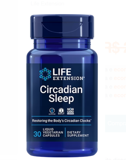 Circadian Sleep, 1.5mg, 30 Cápsulas Liquidas,  Life Extension