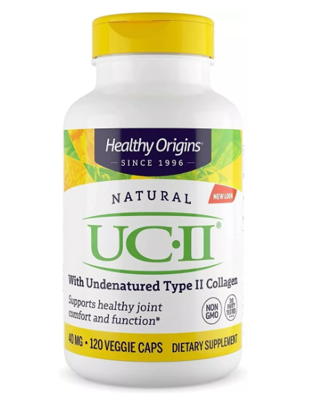 Colágeno UC-II Tipo 2, 40mg, 120 Cápsulas, Healthy Origins