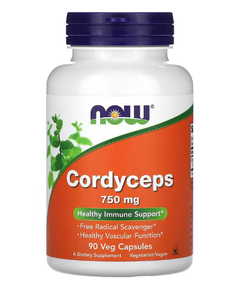 Cordyceps, 750mg, 90 Cápsulas, Now