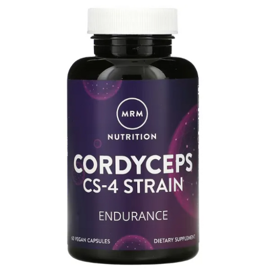 Cordyceps Estirpe CS-4, 750Mg, 60 Cápsulas, MRM
