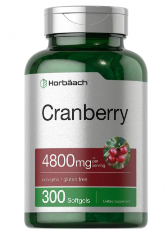 Cranberry concentrado, 4800mg, 300 cápsulas, Horbaach