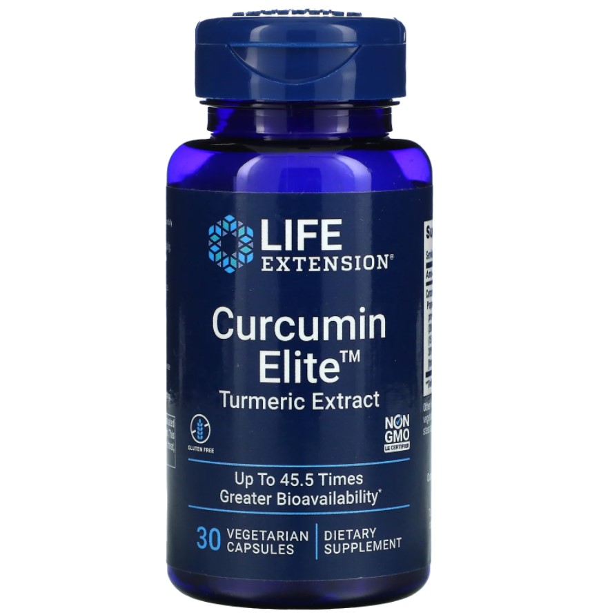 Curcumin Elite, Extrato de Cúrcuma, 30 Cápsulas, Life Extension