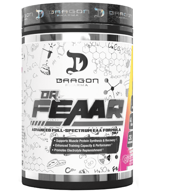 Dr. FEAAR, Recuperação de proteínas musculares, Sabor Limonada, 480g, Dragon Pharma