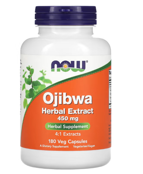Extrato de Ervas Ojibwa, 450mg, 180 Cápsulas, Now
