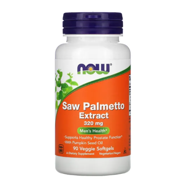Extrato de Saw Palmetto, 320 mg, 90 Cápsulas, Now