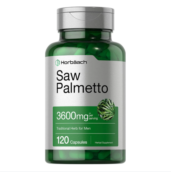 Extrato de Saw Palmetto, 3600mg, 120 Cápsulas Horbaach