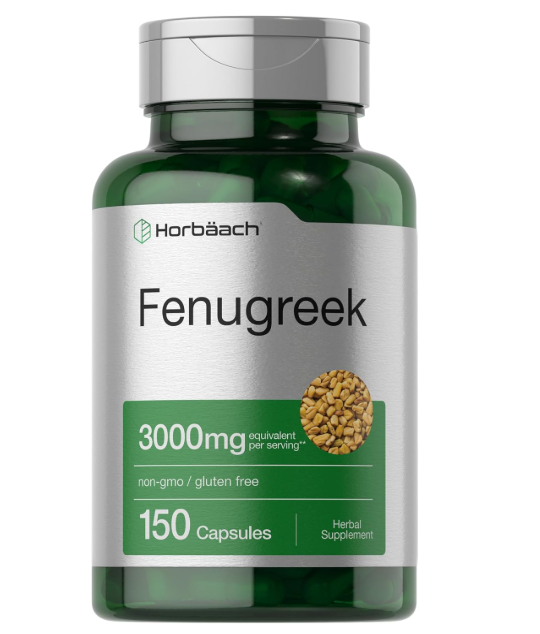 Fenugreek, Feno Grego 3000mg, 150 Cápsulas, Horbaach