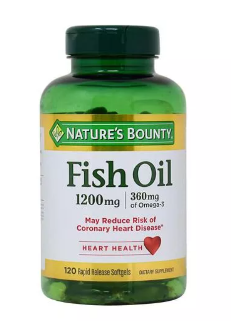 Fish Oil, ômega 3, 1200mg , 120 Cápsulas Moles, Nature's Bounty