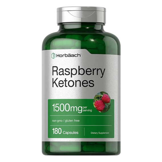 Framboesa cetonas (raspberry ketones)  1500 mg  180 Capsulas. Horbaach