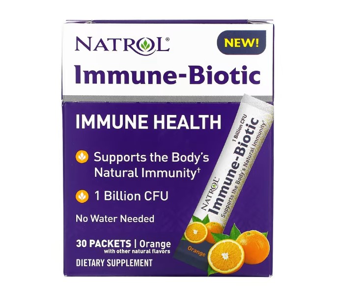 Imunobiótica, Laranja, 1 Bilhão de UFCs, 30 Pacotes, Natrol