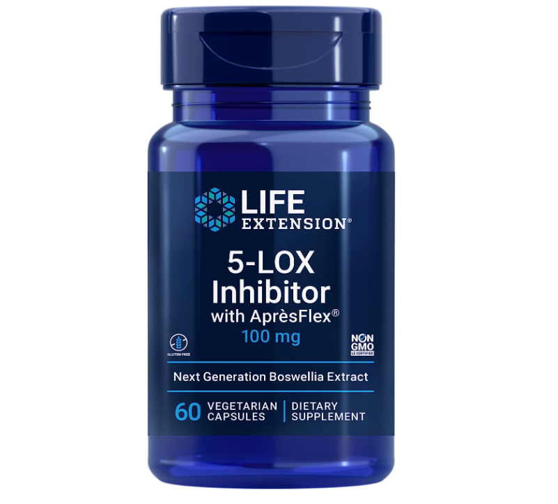 Inibidor de 5-LOX com ApresFlex, 100mg, 60 Cápsulas, Life Extension