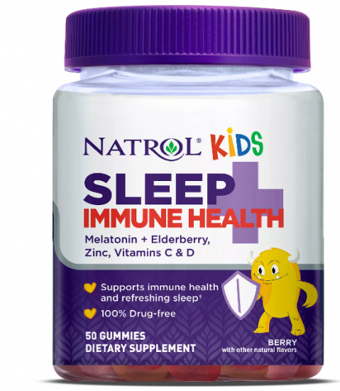 Kids' Sleep + Immune Health, Com melatonina, Sabor de Frutas, 50 Gomas, Natrol