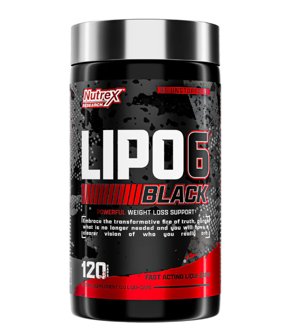 Lipo 6 Black, Emagrecedor Ultra Concentrado, 120 Cápsulas, Nutrex