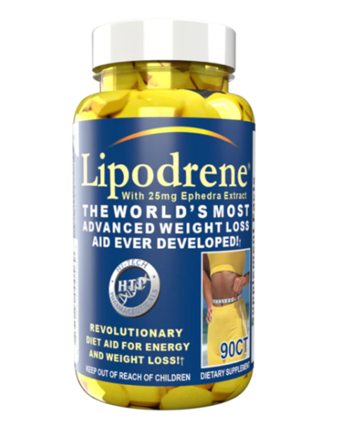 Lipodrene, Auxilio a Perda de Peso, 90 cápsulas, Hi-Tech Pharma