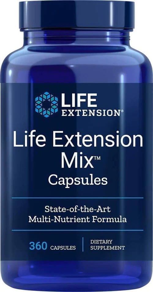 Multivitamínico Life Extension Mix, 360 Cápsulas, Life Extension