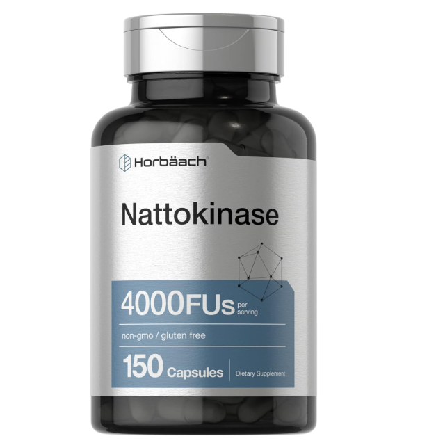 Nattokinase 4000FUs, 150 Cápsulas, Horbaach