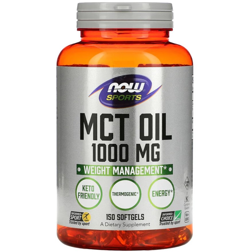 Óleo MCT, 1.000 mg, 150 Softgels, Now