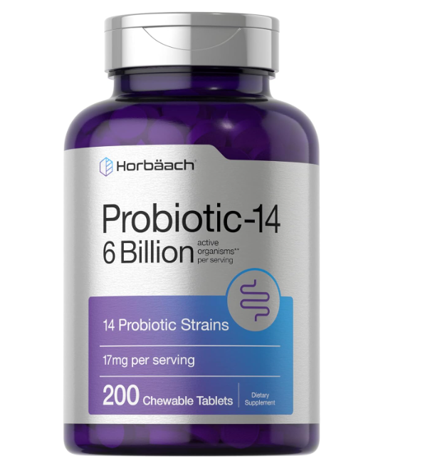 Probiotic-14, 6 bilhões, 200 Cápsulas, Horbaach