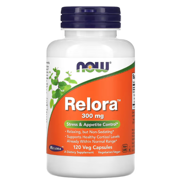 Relora, Stress & Appetite Control, 300mg, 120 Cápsulas, Now