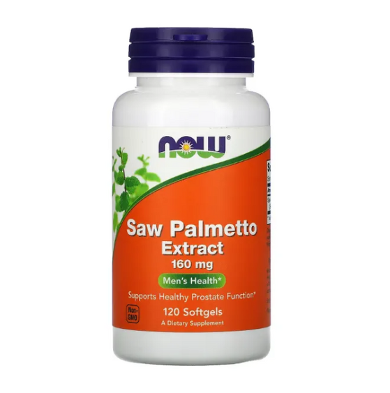 Saw Palmetto, 160mg, 120 Cápsulas em Gel, Now