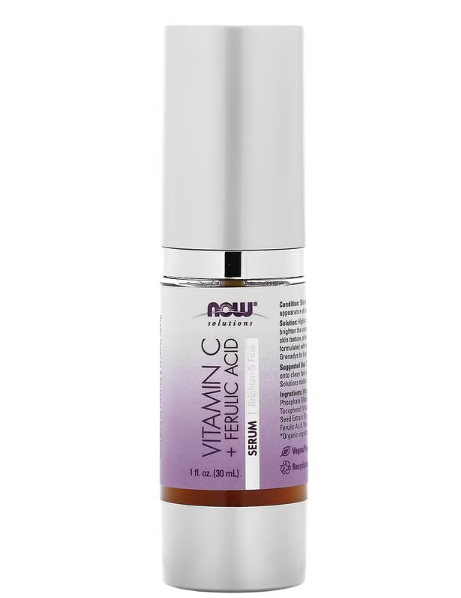 Sérum de Ácido Ferúlico com Vitamina C, 30ml, Now