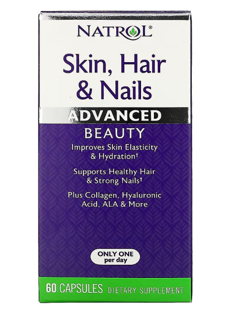 Skin, Hair & Nails, Beleza Avançada, 60 Cápsulas, Natrol