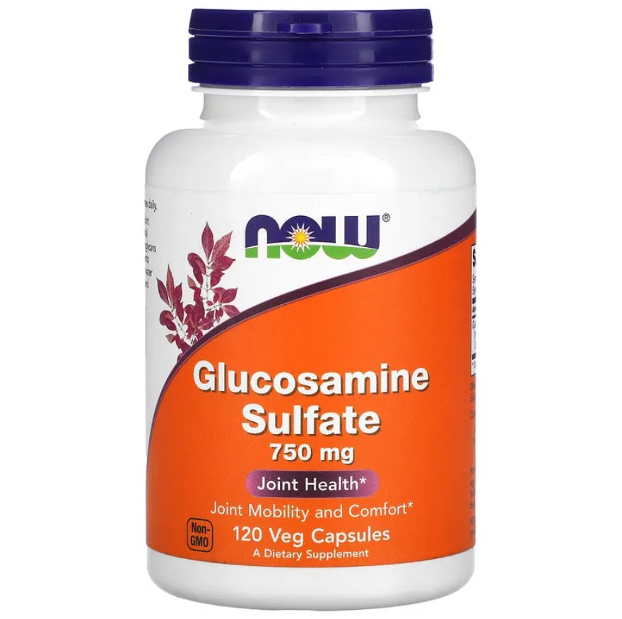 Sulfato de Glucosomina, 750 mg, 120 Cápsulas - Now Foods