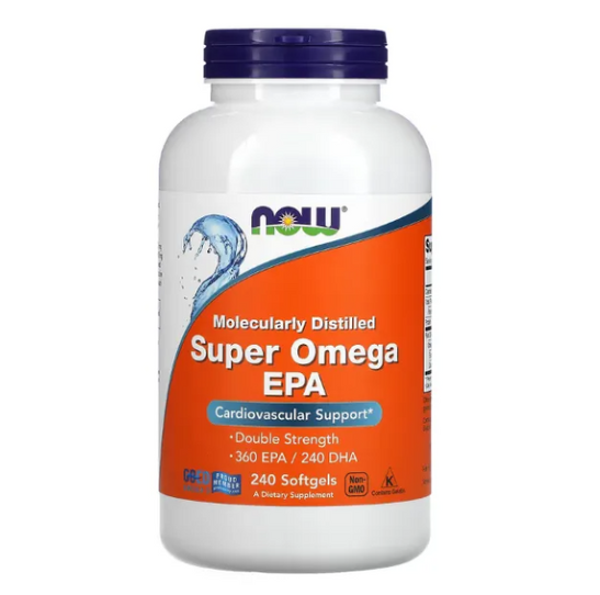Super Ômega EPA, 720 EPA/480 DHA, 240 Cápsulas, Now