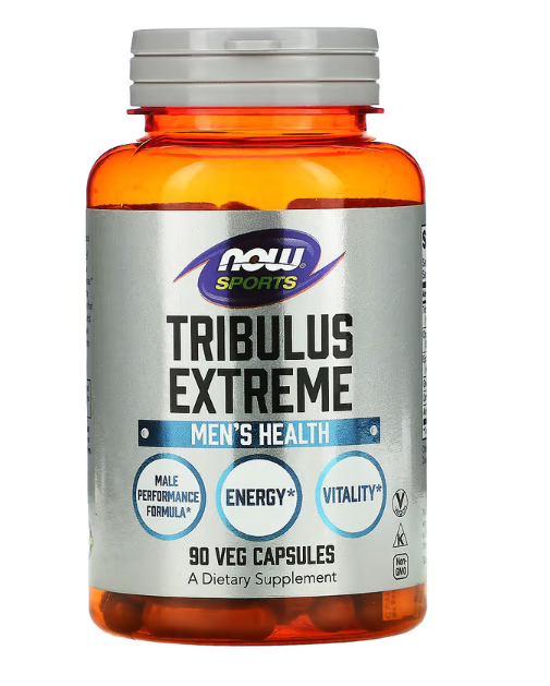 Tribulus Extreme, 1000MG, Saúde Masculina, 90 Cápsulas, Now