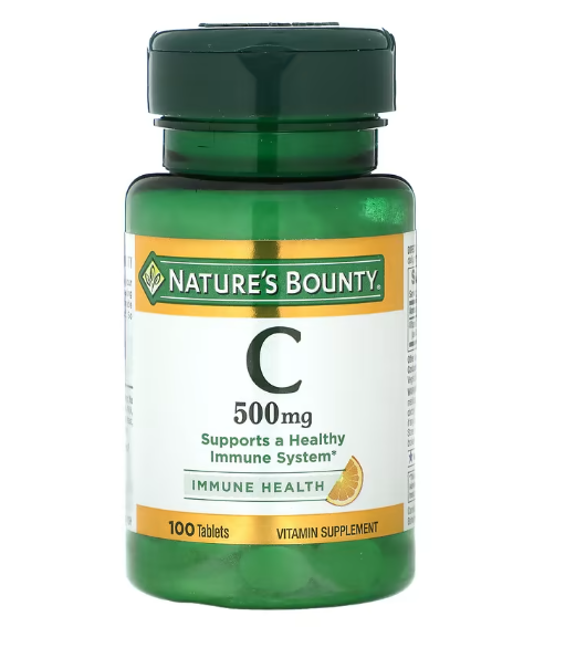 Vitamina C, 500mg, 100 Comprimidos, Nature's Bounty