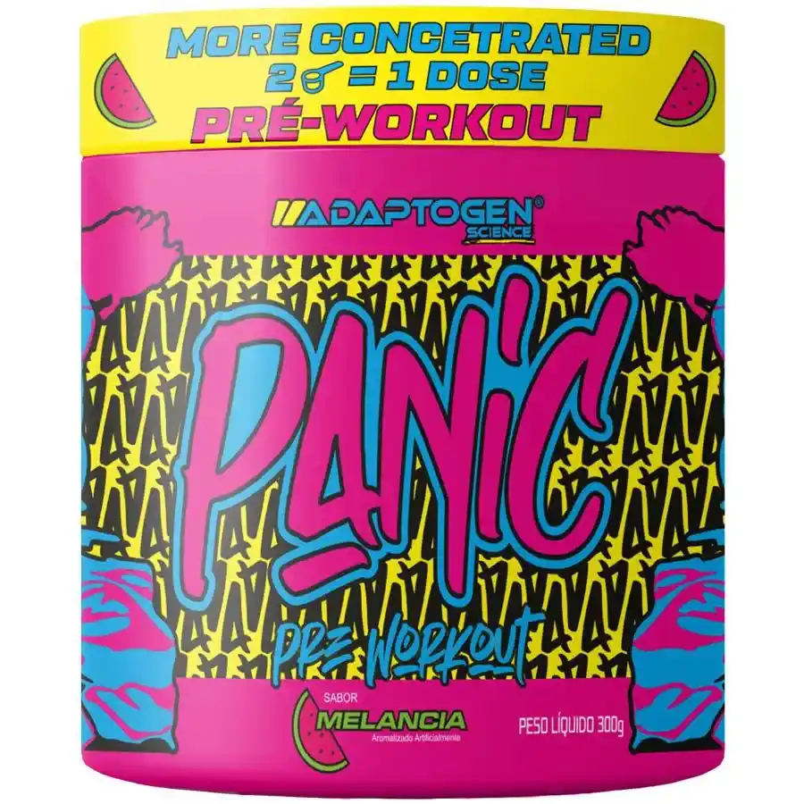 Panic Adaptogen Pré Treino Sabor Melancia 300g